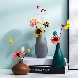 <strong>Colourful</strong> Porcelain Bud Art <strong>Flowers</strong> <strong>Vase</strong> Modern Home Wedding Table Decoration Ceramic <strong>Vases</strong> - Product Image 4