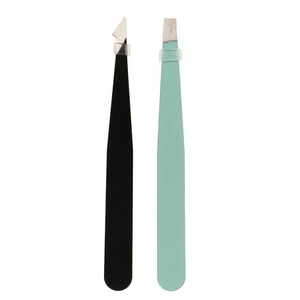 Custom <b>Eyebrow</b> Tweezers Solid Stainless Steel Slanted Pointed Tip Professional <b>Hair</b> <b>Removal</b> Brow Shaping Tool for Salon Use - Product Image 6