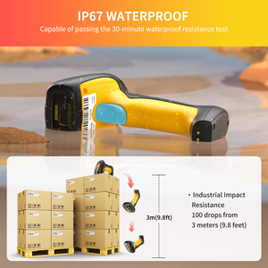 Lecteur industriel sans fil NETUM RD1200 NT-1202W Bluetooth IP67, scanner de codes-barres 2D QR sans fil avec chargeur - Product Image 6