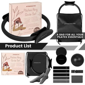Kit de <span class=keywords><strong>Pilates</strong></span> Personalizado para Casa, Mancuernas de Silicona, Pesas para Tobillos y Muñecas, Barras de <span class=keywords><strong>Pilates</strong></span>, Tapete de Yoga, Anillo de <span class=keywords><strong>Pilates</strong></span> - Product Image 4