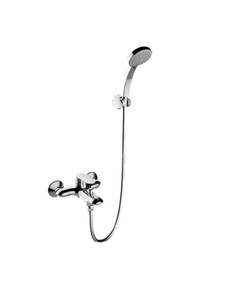 ชุดฝักบัวอาบน้ำติดผนังแบบควบคุมคู่สำหรับใช้ในบ้าน รุ่น SHOWER SET K-28580T-4-CP - Product Image 4