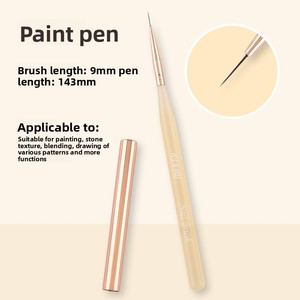 10Pcs Japanese Acrylic Nail Art Pen Set Square Grid Pattern Brush for UV Gel Blending Gradient - Product Image 6