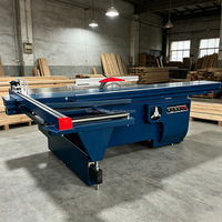 Scie à table coulissante industrielle multifonctionnelle MJ45 2800MM pour le travail du bois, le MDF, le contreplaqué, l'acrylique, la découpe du bois, avec guide de coupe pour panneaux de bois