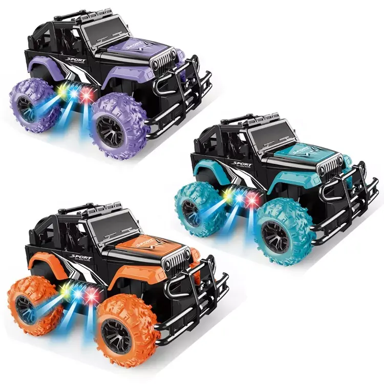 1:16 Colorful Lights Remote Control Off-Road Vehicle 4WD high-speed RC Car Climbing Racing Car Toys for Kids