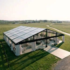 400 posti piastrelle bianche tendone 300 persone Maque Nigeria festa di nozze decorazione <span class=keywords><strong>tenda</strong></span> nero tendone cornice di vetro <span class=keywords><strong>tenda</strong></span> per matrimonio - Product Image 1