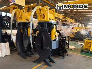 Монде двухцилиндровый гидравлический Грейферный погрузочный Грейфер для экскаватора 6-35 тонн - Product Image 2