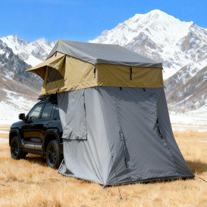 Tente de toit pour voiture, équipement de loisirs et de camping en plein air, à ouverture rapide, en aluminium imperméable, montée sur le toit de la voiture - Product Image 2
