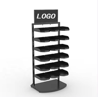 Présentoir de chapeau de baseball au détail de magasin de chapeau de haute qualité présentoir en métal de chapeau de camionneur personnalisé