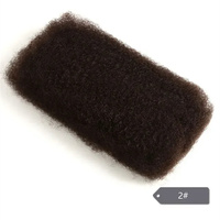 Cheveux humains indiens bruts Remy pré-étirés Afro Kinky en vrac pour tresses torsadées au crochet