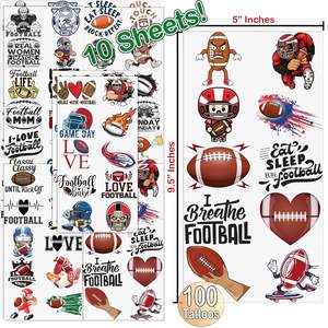 Tatuajes Temporales Fútbol Personajes Fútbol Lemas y Más Tatuajes Fiesta - Product Image 3
