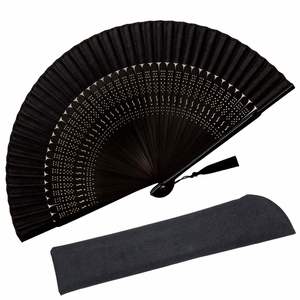 QM 2024 Hot Sales Craft Hand <b>Fan</b> Festival Gifts Custom Logo Bamboo Folding Hand <b>Fans</b> Custom <b>Fan</b> for Promotion - Product Image 4