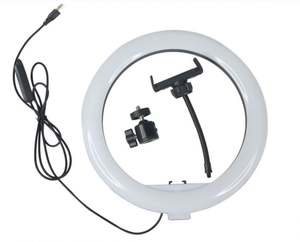 Support trépied pour anneau lumineux LED, pour diffusion en direct sur mobile en intérieur, maquillage, photographie, éclairage d'appoint, lampe de nuit, selfie, en plastique AC - Product Image 3