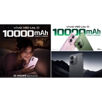 Vivo V80 Lite 5G 6.83'' AMOLED 50MP Versi Global D7300e 10000mAh FedEx