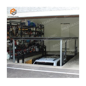 डबल प्लेटफॉर्म भूमिगत पार्किंग लिफ्ट हाइड्रोलिक डबल डेक सीजर कार लिफ्ट - Product Image 1