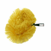 Brosse à poussière pour nettoyer les toiles d'araignées, manche en plastique, flexible et portable, utilisation au plafond