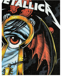 T-shirt girocollo lavorata a maglia nuova t-shirt a maniche corte lavata a maniche corte Rock Hip-Hop Heavy <span class=keywords><strong>Metal</strong></span> oversize Fit - Product Image 2