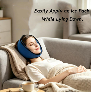 Compresa de Hielo Ajustable para Cara y Cabeza para Terapia de Frío/Calor, Alivio del Dolor y del Estrés, 66x70cm - Product Image 6