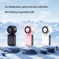 Ventilateur portable à turbine haute vitesse pour refroidissement semi-conducteur, rechargeable par USB, mini-ventilateur de cou pour extérieur