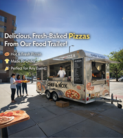 Cuisine mobile Pizza Piaggio pour la restauration rapide, entièrement équipée, en acier inoxydable, en aluminium, résistante à la rouille, isolée, intégrée
