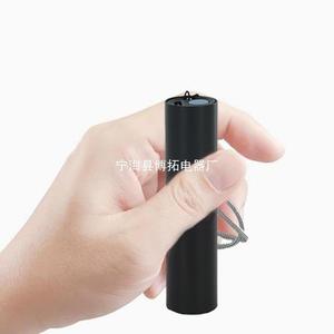 Mini Usb Rechargeable <b>Led</b> <b>Flashlight</b> Outdoor Portable Strong Light Black ABS Body - Product Image 3