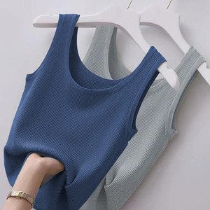 <span class=keywords><strong>Gilet</strong></span> de <span class=keywords><strong>grande</strong></span> <span class=keywords><strong>taille</strong></span> à l'extérieur à l'intérieur du corps mince à l'extérieur à porter à l'intérieur de la chemise de base <span class=keywords><strong>sans</strong></span> manches mince - Product Image 1