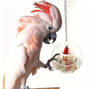 Interactieve voerbal voor papegaaien, klein vogelspeelgoed, accessoires - Product Image 3