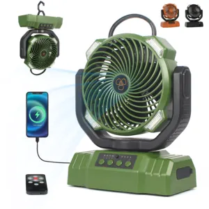 New Arrival 6 Inch Fan Charging Rechargeable battery Usb Portable Hanging Cooling Ceiling Outdoor Fan for Outdoor Camping