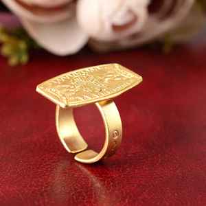 Vintage Wide Band Men's <b>Ring</b> Finger <b>Ring</b> Retro Hiphop Punk Jewelry Minimalist Fashion <b>Open</b> Metal <b>Ring</b> - Product Image 4