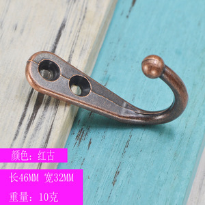 Zinc Alloy <b>Wall</b> <b>Hook</b> Round Shape Coat And Cap Holder For Living Room Behind Doors Or On <b>Walls</b> - Product Image 3