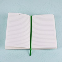 Set di Quaderno A5 con Copertina Rigida in Carta Riciclata e Penna, Forniture per Ufficio, Regali, Design Personalizzato con Logo e Elastico