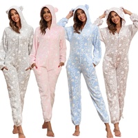 Livraison Gratuite Pyjama Léger pour Femmes Combinaison Adulte Animaux Pyjama Combinaison