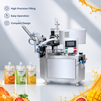 Machine de remplissage automatique de sachets de jus avec bec verseur, équipement de remplissage de liquides haute vitesse, ligne de production d'emballage de boissons