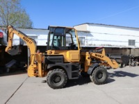 China Wolf Diesel Mini Backhoe Wheel Loader WZ45-17 untuk Dijual