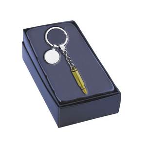 Llavero Promocional con Diseño Único de Bala y Moneda, Mosquetón para Llaves y Accesorios - Product Image 2