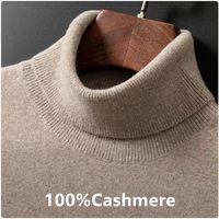Vente en gros de pulls à col roulé en cachemire 100% personnalisés pour l'hiver pulls d'automne à col roulé et chauds doux et chauds pour hommes chandails en tricot