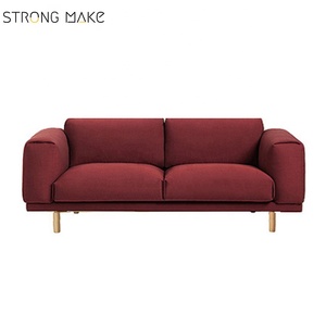 Style nordique <span class=keywords><strong>moderne</strong></span> paresseux tissu deux places <span class=keywords><strong>causeuse</strong></span> canapé meubles à la maison - Product Image 5