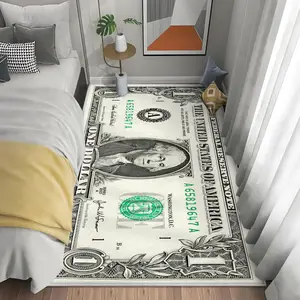 Coperta da comodino con personalità rettangolare con cambio dollaro creativo