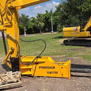 Accesorio de <span class=keywords><strong>Martillo</strong></span> Hidráulico de 750 mm para Miniexcavadoras de 6-9 Toneladas - Demolición Eficiente de Roca y Hormigón - Product Image 4