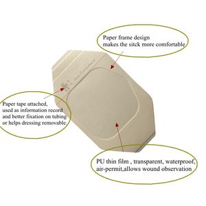 Sterile Transparent Film Dressing CCK <b>Frame</b> Style Custom PU IV Dressing Medical Adhesive Film MMC Brand Class I Individually - Product Image 6