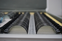 Optical Trial Lens Set 266JSC Black and Red Colorful Metal Rim Trail Lens Set with Aluminium Box
