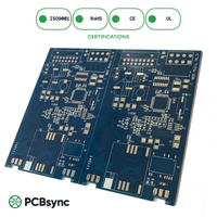 Module RF sur mesure Rogers RT duroid 5870 PCB 6L argenté par immersion 0,508 mm (20 mil) 77 GHz T R
