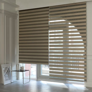 Persianas Zebra Coreanas, Colección Class, Cortinas Enrollables Automáticas Motorizadas, Cortinas Modernas con Filtro de Luz - Product Image 3