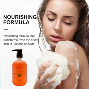 Gel Doccia Liquido Profumato Sbiancante Formula Vegetale Organica Pura con Oli Essenziali di Rosa e Tamarindo Nutriente e Riparatore per la Pelle - Product Image 4