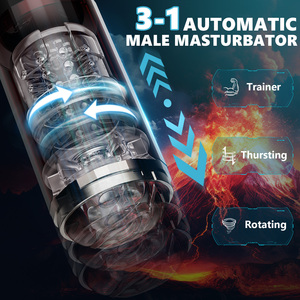 Alat Masturbasi Pria yang Kuat dengan Stimulator <span class=keywords><strong>Glans</strong></span> dan 10 Mode <span class=keywords><strong>Vibrator</strong></span> <span class=keywords><strong>Penis</strong></span> untuk Tahan Lama, Mainan Seks Tahan Air untuk Pria - Product Image 4