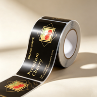 Étiquettes d'emballage alimentaire personnalisées résistantes aux UV, à séchage rapide, respirantes, autocollantes, imperméables, résistantes à l'huile, résistantes à la chaleur, en vinyle PVC