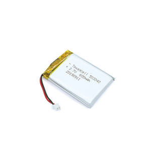 Beste Service 503040 Li-polymer li Ionen Lipo 600mAh <span class=keywords><strong>3</strong></span>,7 v 5mm Ultra Dünne lithium-polymer-Batterie - Product Image 1