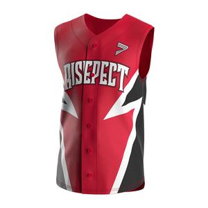 Maillots de baseball personnalisés en maille sans manches de haute qualité ODM Hip-Hop Japan Team unisexes pour hommes - Product Image 1