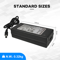 Chargeur de batterie YZPOWER 29,4V 2A 7S pour trottinette électrique, pack de batteries au lithium pour outil électrique et fauteuil roulant 24V 2A avec port AC