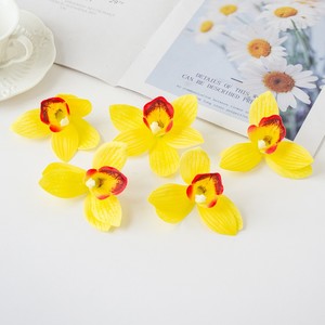 Orquídeas Decorativas de Látex Real Touch de 8 cm, Cabeza de Flor de Orquídea Artificial para Pared Floral - Product Image 2