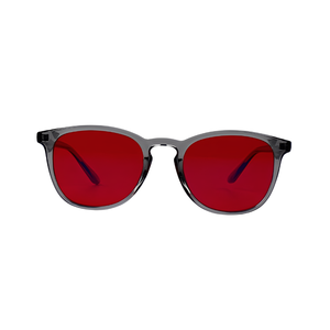 Gafas de Sol Vintage Personalizadas con <span class=keywords><strong>Lentes</strong></span> Rojas Anti Luz Azul, Eliminan la Fatiga Ocular, para Uso Nocturno, Hechas a Mano - Product Image 4